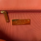 chanel hardware inside Orange chanel 19 handbag in lamb skin and silver hardware