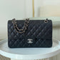 Chanel Classic Handbag Grained Calf Skin 25cm - Mid Grade
