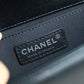 Black Boy Chanel Handbag Ruthenium-Finish Metal