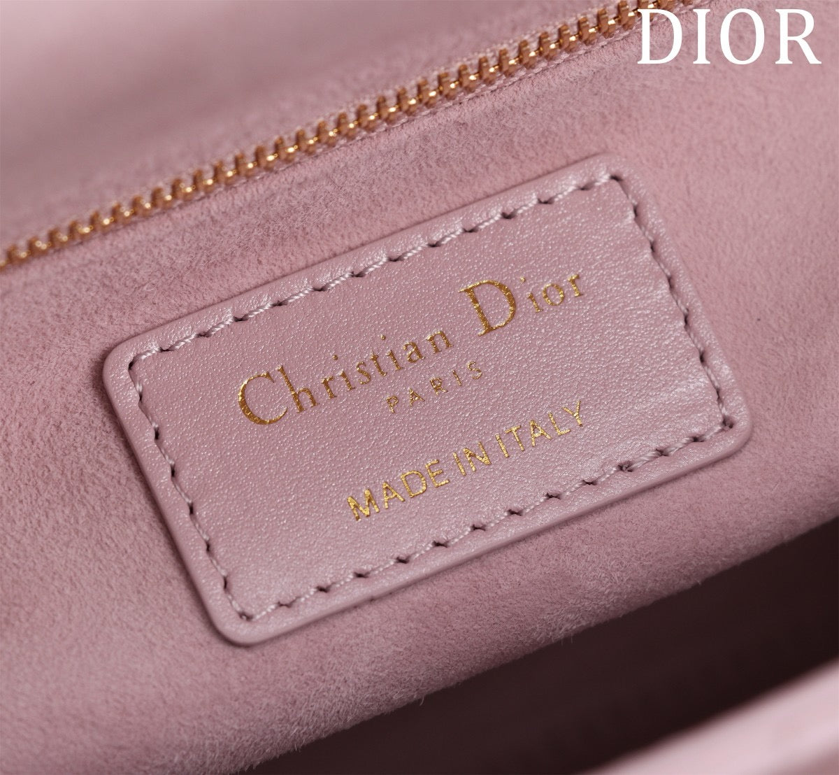 christian dior print inside pink lady dior bag