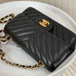 Chanel Chevron Classic Lamb Skin Flap Bag 20cm - High Grade