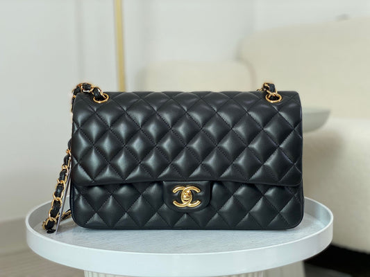 Chanel Classic Handbag Lamb Skin 28cm - High Grade