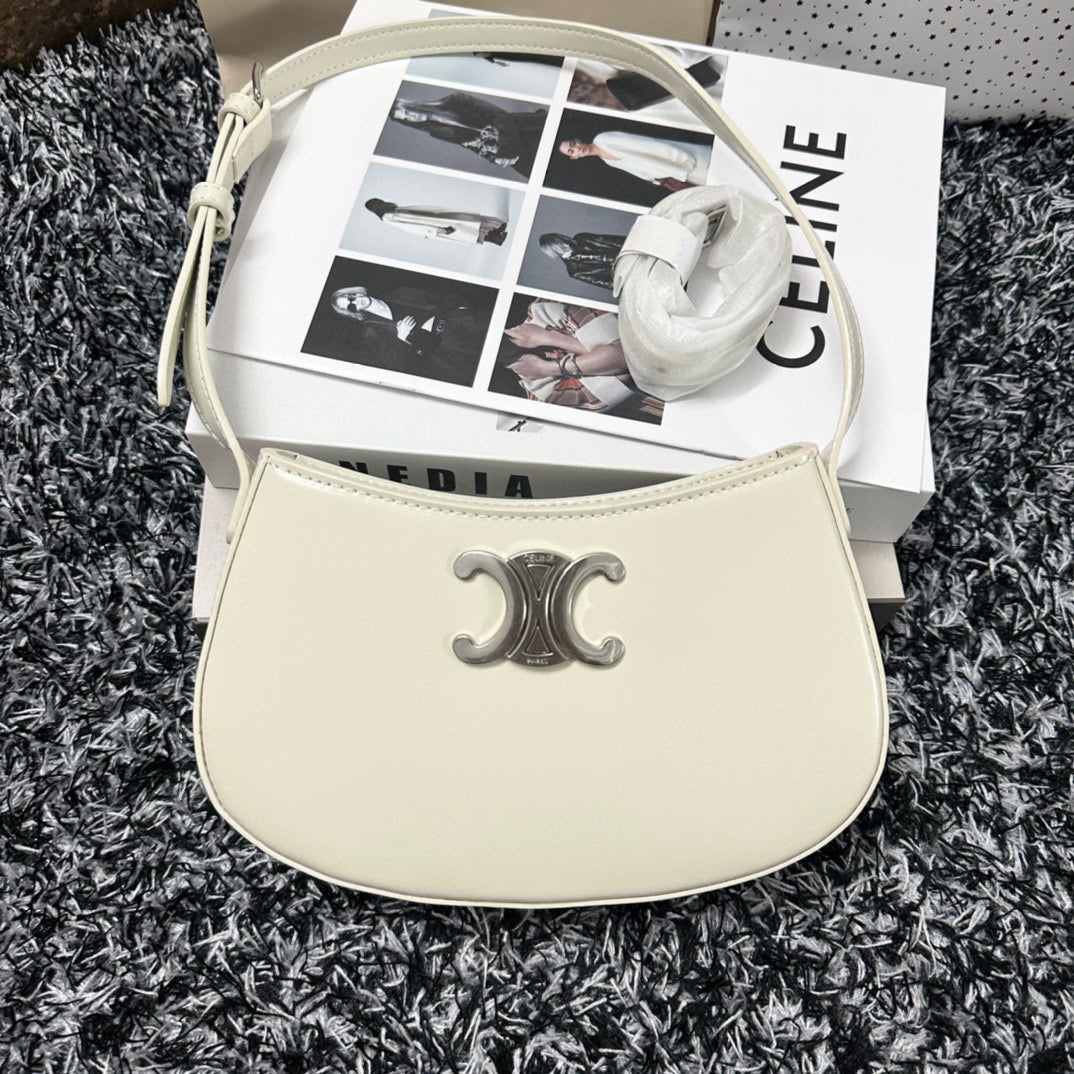 Celine Tilly Bag Genuine Leather Medium Grade 1