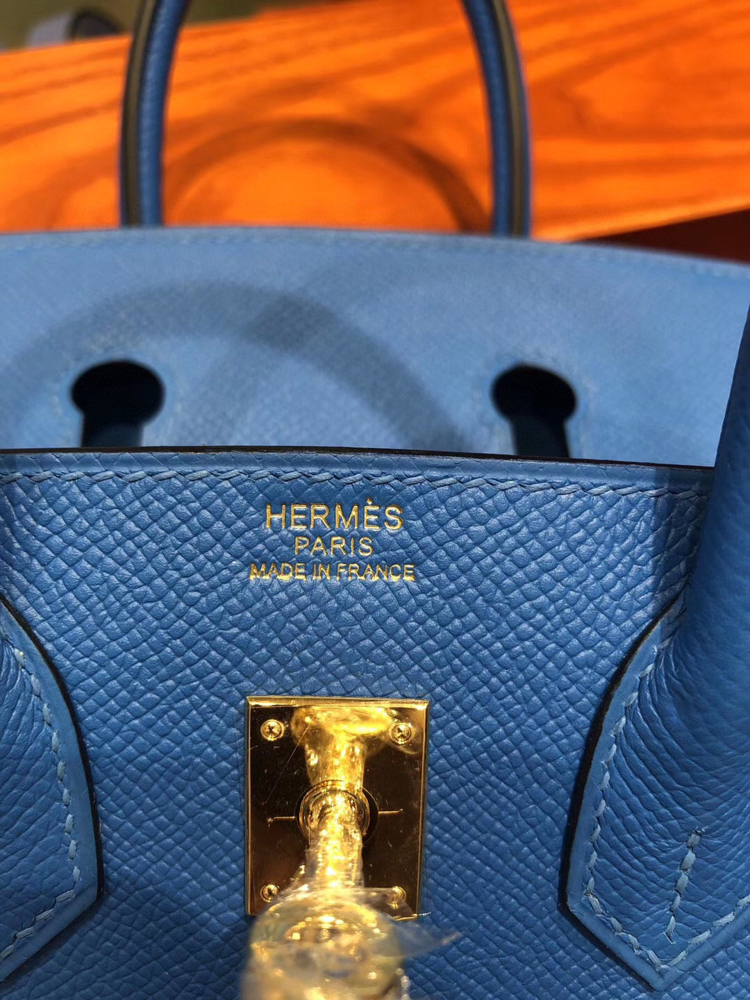 Hermes Birkin 25cm Epsom Blue