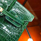 Hermes Birkin Crocodile Leather Green