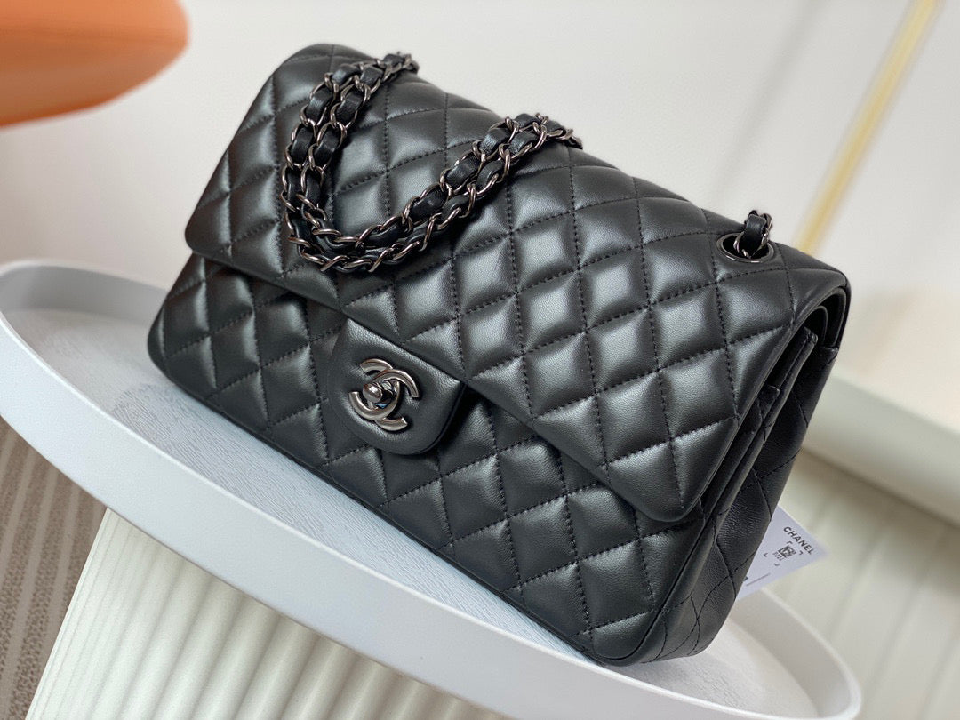 Chanel Classic Handbag Lamb Skin 25cm - High Grade