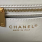 Chanel Lamb Skin Camellia Chain Crossbody Shoulder Bag White High Grade