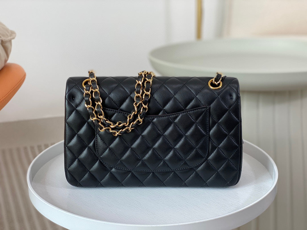 Chanel Classic Handbag Lamb Skin 25cm - High Grade