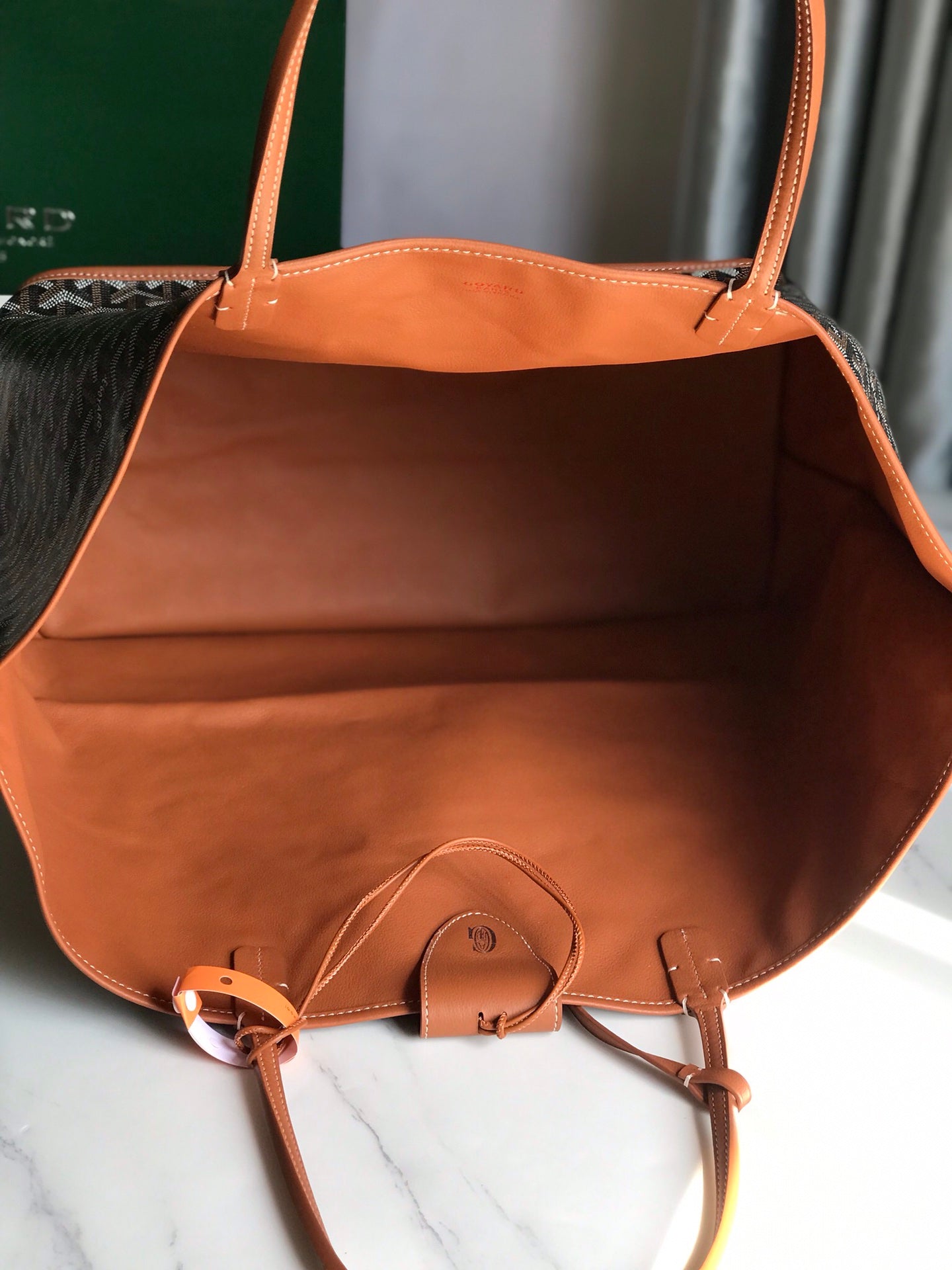 Goyard Anjou PM Reversible Bag Grade 3 - Black & Tan