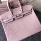 Hermes Birkin Bag Crocodile Leather Pink Matte