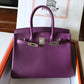 Hermes Birkin Bag Epsom Purple