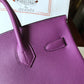 Hermes Birkin Bag Epsom Purple