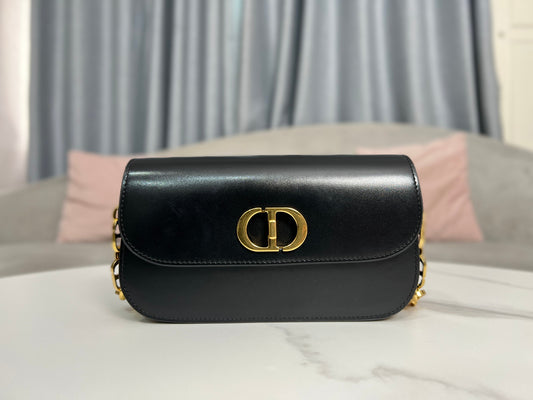 Dior 30 Montaigne Avenue Bag - Black